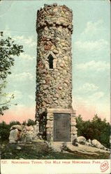 Norumbega Tower, Norumbega Park Auburndale, MA Postcard Postcard