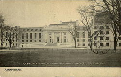 Rear View Of Bancroft Hall Naval Academy Annapolis, MD Postcard Postcard