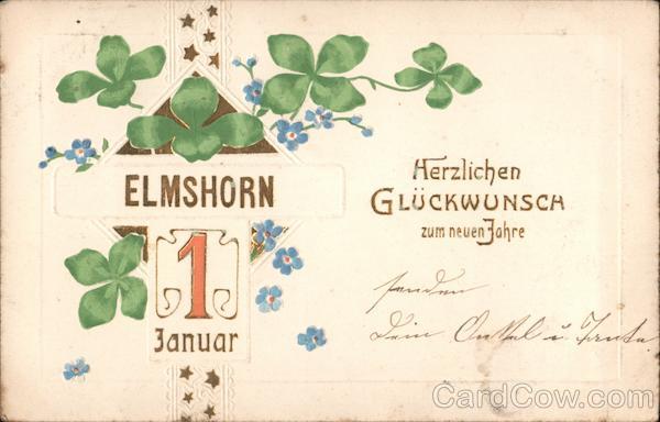 Congratulations on the New Year - Elmshorn New Year's