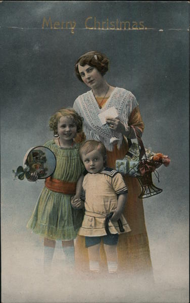Merry Christmas - A Mom with Two Children
