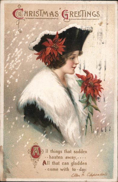 Christmas Greetings Ellen Clapsaddle