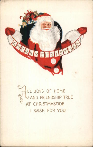 A MERRY CHRISTMAS Santa Claus