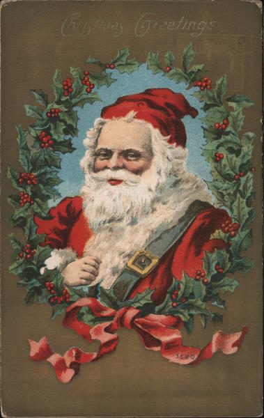 Christmas Greetings Santa Claus