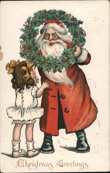 Christmas Greetings Santa Claus
