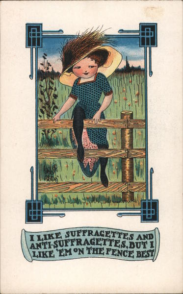 Woman in Polka Dot Dress and Black Stockings - Art Deco