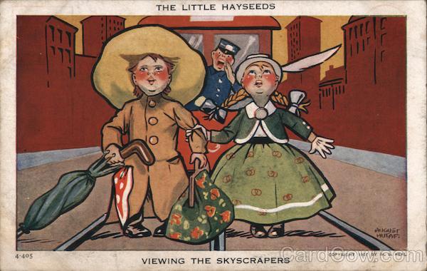 The Little Hayseeds--Viewing the Skyscrapers Children