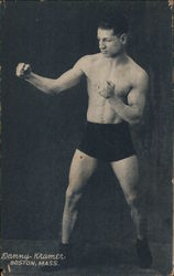 Boxer Danny Kramer Postcard