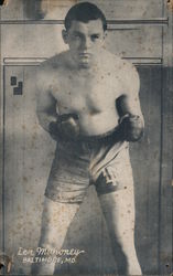 Len Mahoney Boxing Postcard Postcard Postcard