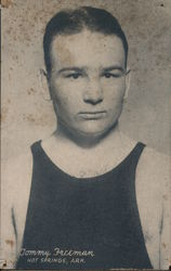 Boxer Tommy Freeman of Hot Springs, Ark. Postcard