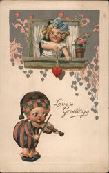 Love's Greetings Postcard