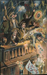 Fourth of July Celebration Postcard