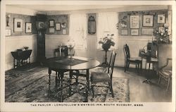 The Parlor - Longfellow's Wayside Inn South Sudbury, MA Postcard Postcard Postcard