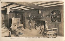 The Old Kitchen - Longfellow's Wayside Inn Postcard