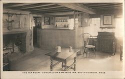 The Tap Room - Longfellow's Wayside Inn South Sudbury, MA Postcard Postcard Postcard