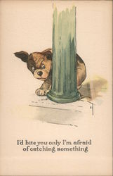 I'd Bite You Dogs Charles Twelvetrees Postcard Postcard Postcard