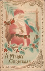 A Merry Christmas Santa Claus Postcard Postcard Postcard