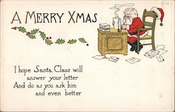 A Merry Xmas Postcard