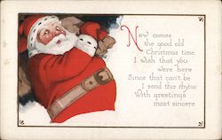 Christmas Poem Postcard