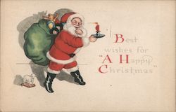 Best wishes for A Happy Christmas Postcard