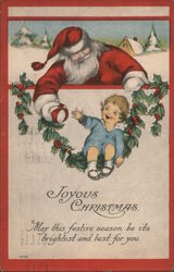 Joyous Christmas May This Christmas Season Be Its Brightest And Best For You Postcard