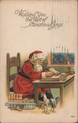 Wishing You the Best of Christmas Joys. Postcard