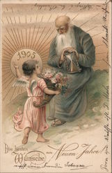 Die besten Wunsche rum Neuen Jahre! Postcard