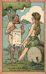 The First Milliner's Bill Postcard