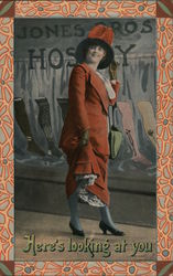 Here's looking to you Postcard