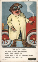 The Auto Fiend Postcard