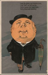 A Man with a Moon for a Head Postcard