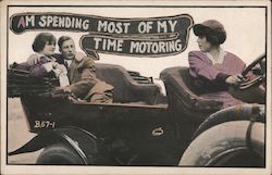 Am spending most of my time motoring Postcard