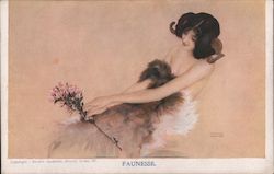 Faunesse Postcard