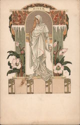 Winter (Hiver) Postcard