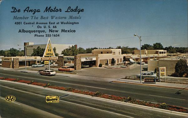 De Anza Motor Lodge - Member the Best Western Motels Albuquerque New Mexico