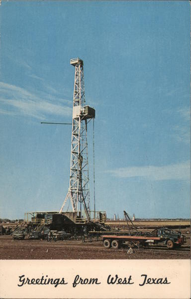 Greetings from West Texas Oil Wells
