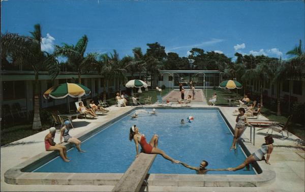 Southern Skies Garden Patio Motel St. Pete's Most Popular In-town Resort Motel St. Petersburg Florida
