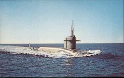 USS Thomas A. Edison SSBN610 Postcard