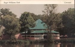 Roger WIlliams Park - Carousel Postcard