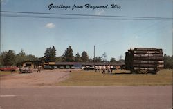 Greetings from Hayward, Wis. Postcard