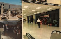 La Placita Shopping Market inside El Paso International Airport Postcard