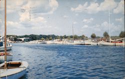 A view of Brown's River - Come to Long Island for a Real Vacation Postcard