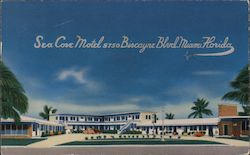 Sea Cove Motel on Biscayne Blvd. Miami, FL Postcard Postcard Postcard