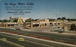 De Anza Motor Lodge - Member the Best Western Motels Postcard