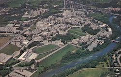 Aerial View of Campus - The University of Western Ontario Postcard