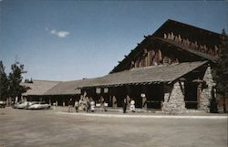 Old Faithful Lodge Postcard