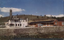 Parkway Motor Court and Restaurant Laurel Springs, NC Postcard Postcard Postcard