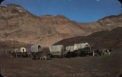 Western Transportation in the 40s Postcard