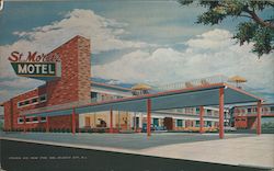 St. Moritz Motel Postcard