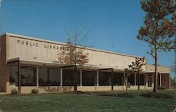 Oak Park Library Michigan Postcard Postcard Postcard