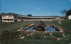 Grand View Motel Postcard